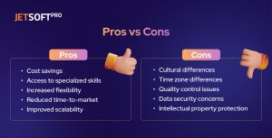 Pros vs Cons of outsourcing 